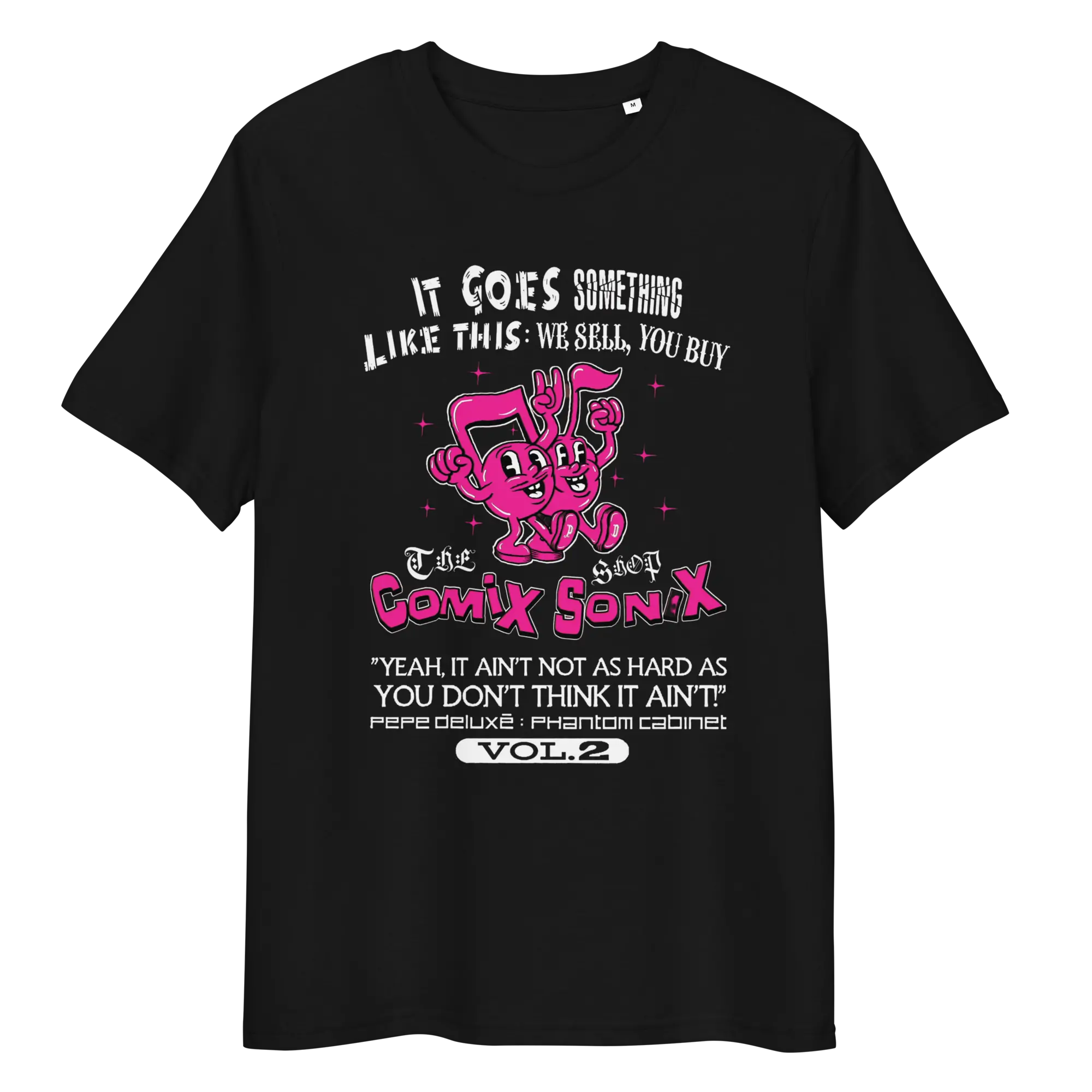 unisex-organic-cotton-t-shirt-black-front-6673fd29ab918