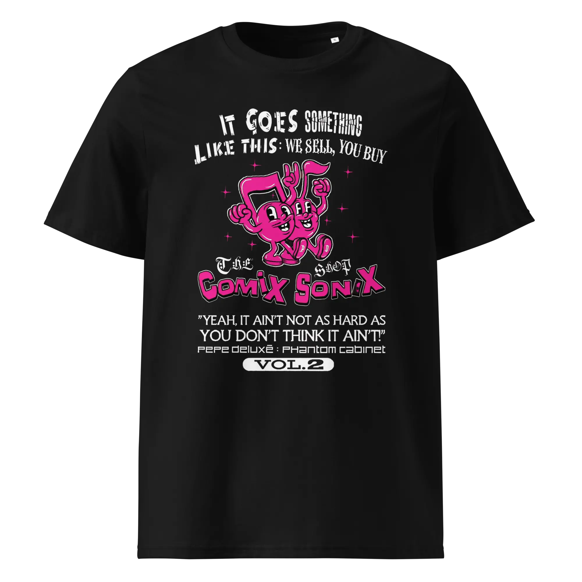 unisex-organic-cotton-t-shirt-black-front-6673fd29ac877