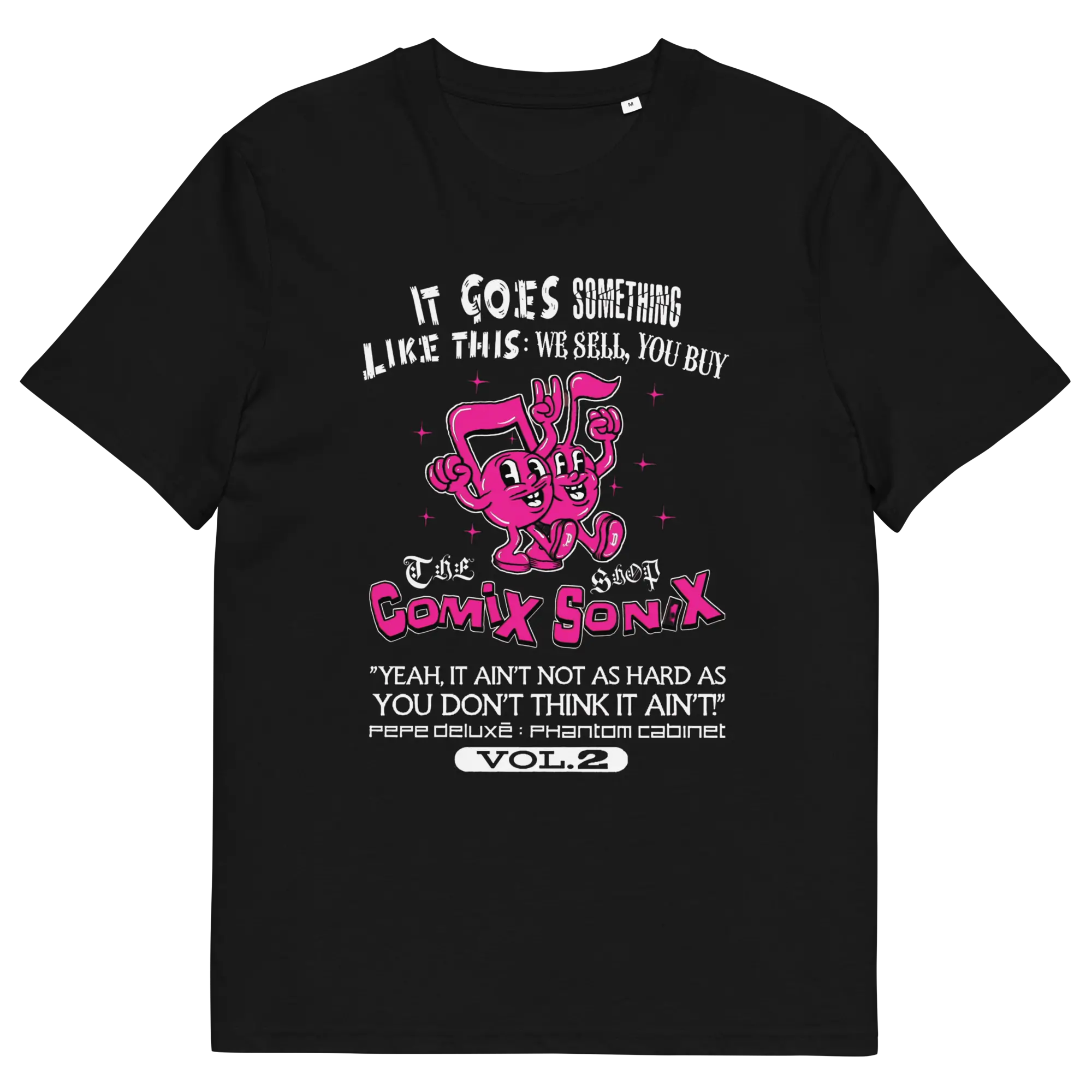 unisex-organic-cotton-t-shirt-black-front-6673fd29ad33c